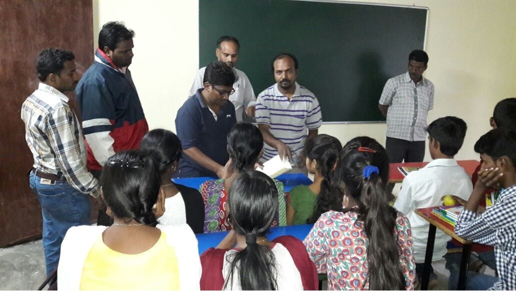 Delivering aid to families